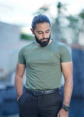 Green Short Sleeve T-shirt 1